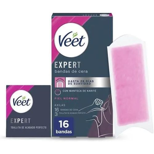 Veet Bandas De Cera Expert Axilas Piel Normal 16 U Unisex 