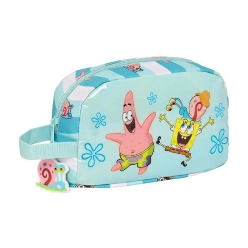 Sac glaciÃre goÃ»ter Spongebob Stay positive Bleu Blanc (21.5 x 12 x 6.5 cm)