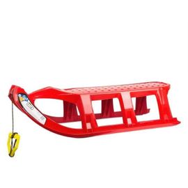Rouge Grand Clair Tatra Plastique Enfant Luge Avec Corde