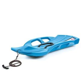 Luge De Neige Grande Double Prosperplast Snow Train Control Avec Frein Bobsleigh Plastique Pour Enfants Couleur Bleu Isbstc-3005u