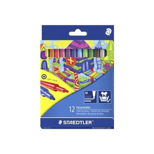 Staedtler Noris Colour Crayon De Couleur Couleurs Assorties Pack De 12