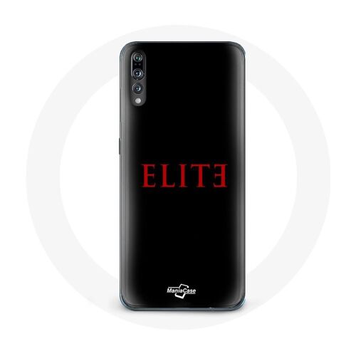 Coque Pour Huawei P20 Pro Elite Saison 5 Logo Rouge Fond Noir