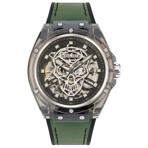 Montre - Police - Pewgr1592404 - Mécanique - 44 Mm - Silicone Vert