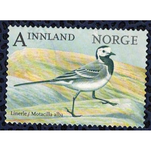 Norvège 2015 Oblitéré Used Oiseau Motacilla Alba Bergeronnette Grise
