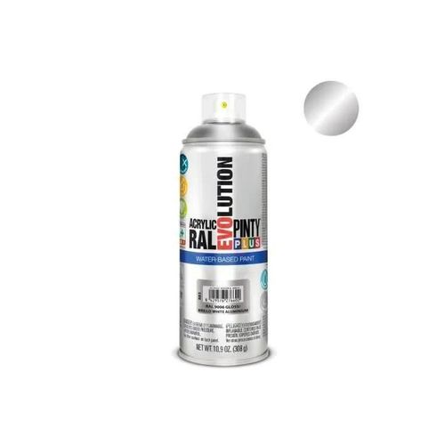 Generique - Peinture En Aérosol Pintyplus Evolution Water-Based 520cc Ral 9006 Aluminium Blanc