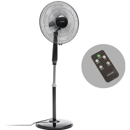 Ventilateur sur Pied avec Télécommande InnovaGoods Airstreem Noir 45 W