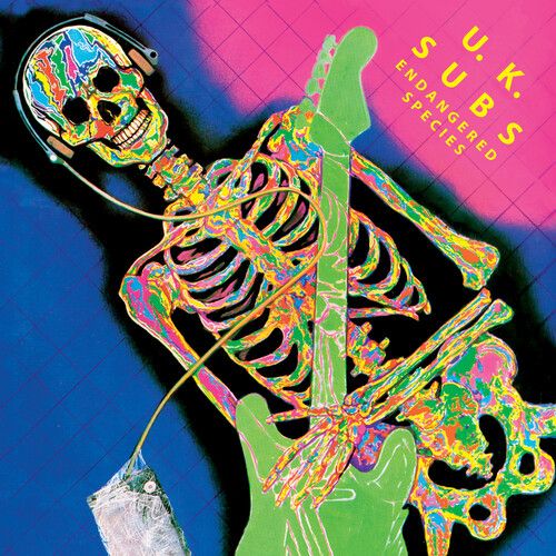 Uk Subs - Endangered Species (Translucent Blue) [Vinyl] Blue, Bonus Tracks, Colo