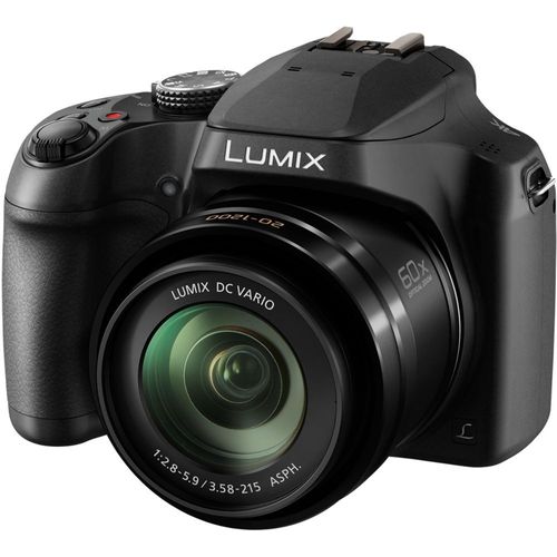 Panasonic Lumix DC-FZ82 - Appareil photo numérique - compact - 18.1 MP - 4K / 30 pi/s - 60x zoom optique - Wi-Fi - noir
