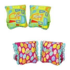 Bouee - Brassard - Flotteur - Gonflable De Securite Enfant Bestway Swim Safe Abc Brassards Gonflables Tissu Aquastar M/L