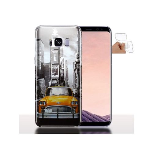 Coque Samsung S8 Plus New York Taxi Jaune - Gel - Silicone - Souple