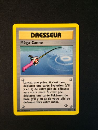 Dresseur Méga Canne 103/111 Set Neo Genesis Fr