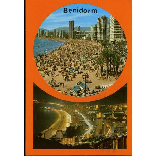 Carte Postale De Benidorm  (Espagne)  2 Vues