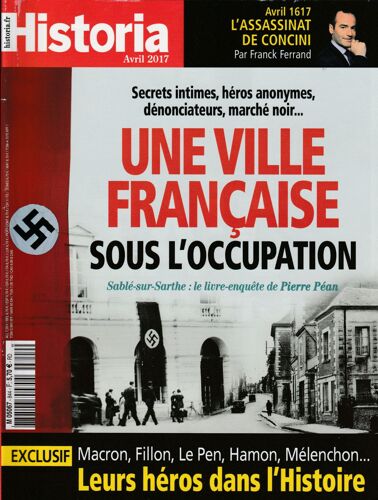 Historia 844: Une Ville Française Sous L'occupation - Sablé Sur Sarthe