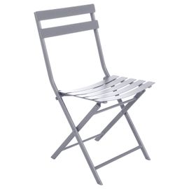 Chaise De Jardin Pliable En Métal Greensboro - Gris Quartz