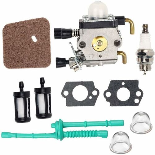 C1q-s97 Carburateur Filtre à air Kit de Carburant Stihl FS38 FS45 FS46 Fs46 C Fs45 C Fs55 C Fs55 Fs55r Tondeuse Fs55rc Km55 C Kombi Moteur