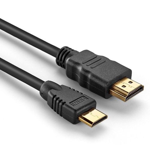 Haute Vitesse Plaqué Or Hdmi Mâle À Mini Hdmi Mâle Câble V1.4 1080p 3d / 3m