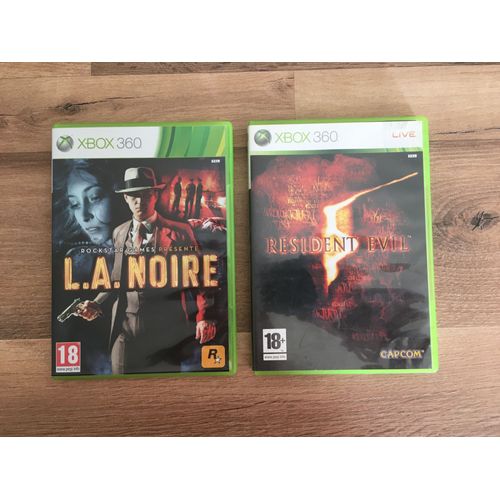 L.A Noire & Resident Evil 5 Xbox360