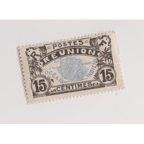 Timbre Français France Réunion Dom Tom 15 