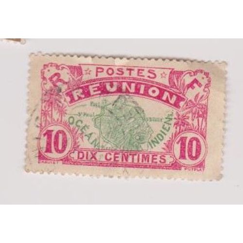 Timbre Français France Dom Tom Réunion Océan Indien Themes Du Pays 