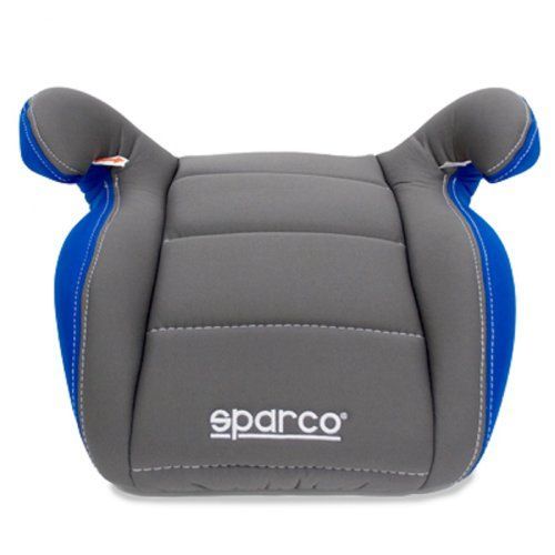 Rehausseur Siège Auto Groupe 2-3 Enfants Booster Sparco / Bleu Matelassè 3 Cm