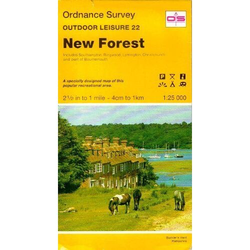 Outdoor Leisure Maps: New Forest Sheet 22