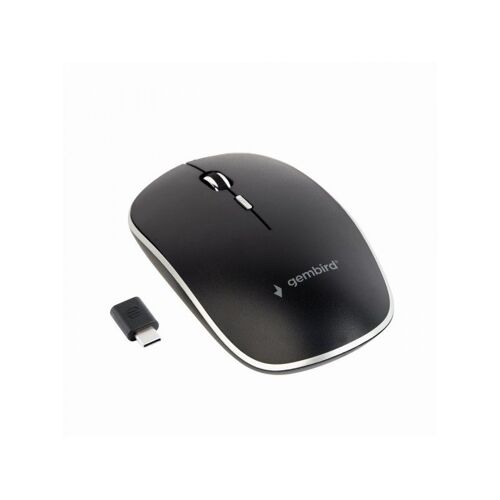 Gembird MUSW-4BSC-01 mouse Ambidextrous RF Wireless+USB Type-C Optical 1600 - Mouse - 1.600 dpi MUSW
