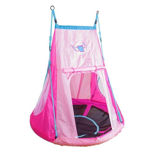 Hudora 72153 Balançoire Filet Hudora Avec Tente Heart 110 Cm.