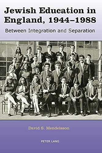 Jewish Education In England, 1944-1988