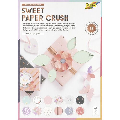 Documents De Design - ""Sweet"" - Hotfoil - 12 Feuilles, Folie Bringmann