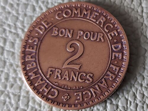 Pièce De 1921 Bon Pour 2francs