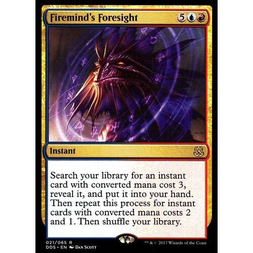 Firemind's Foresight (Prévision Du Cérébropyre) - Mtg - Mind Vs Might - R - 21/65 - Vo