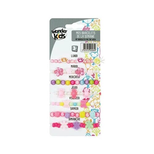 Set De 7 Bracelets De La Semaine En Perles - Multicolore