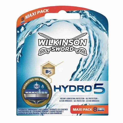 Wilkinson Sword Lames De Rasoir Hydro 5 - Maxi Pack De 8 