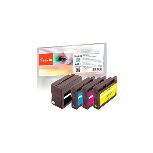 Peach Kompatible Toner+Tinte Patrone Peach Multipack HP932/933 schw,cy,mage,gelb Comp