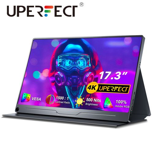 4K Moniteur de jeu portable 17.3 pouces UPERFECT 3840 * 2160 UHD pour commutateur Xbox PS 5--UGame J5