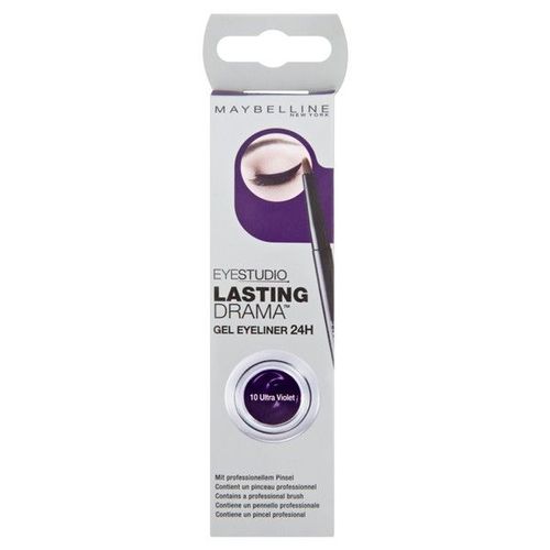 Maybelline Eyestudio Lasting Drama Gel Eyeliner With Brush - 10 Ultra Violet 