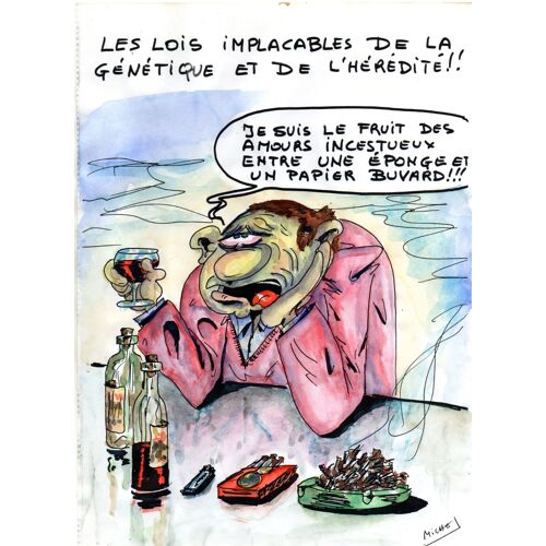 Planche De Dessin Humoristique De Michel