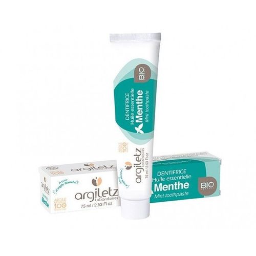 Argiletz Dentifrice Bio Menthe À L'argile Blanche 75ml 
