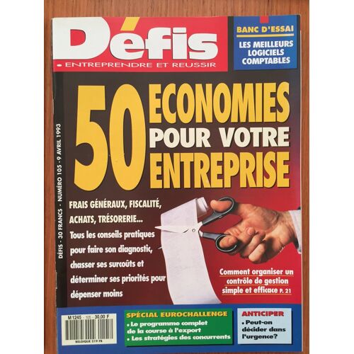 Défis 105 - 50 Économies Pour Votre Entreprise
