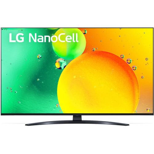 LG 50NANO766QA - 50" NANO76 Series TV LCD rétro-éclairée par LED - Smart TV - webOS, ThinQ AI - 4K UHD (2160p) 3840 x 2160 - HDR - LED à éclairage direct, Nano Cell Display