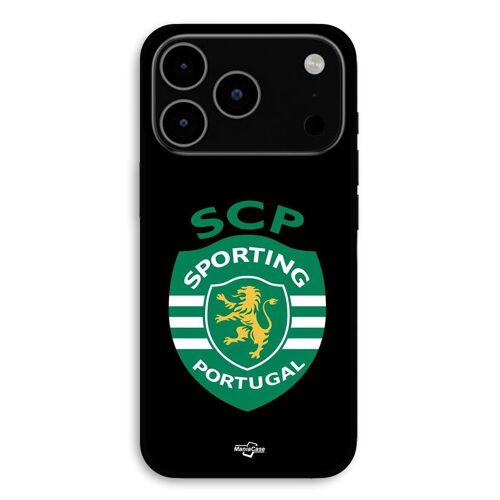 Coque Pour iPhone 17 Pro Max SCP sporting portugal fond noir Maniacase