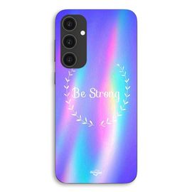 Coque Pour Samsung Galaxy S24 Be strong arc en ciel Maniacase