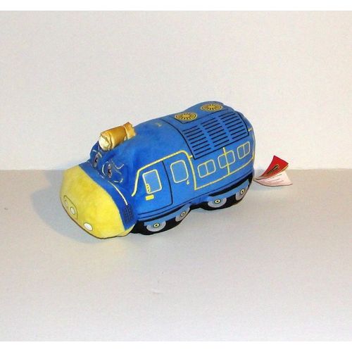 Locomotive Chuggington Peluche Train Bleu Sonore Gipsy 19 Cm