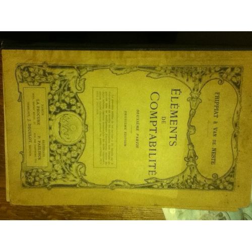 Eléments De Comptabilité Deuxième Partie