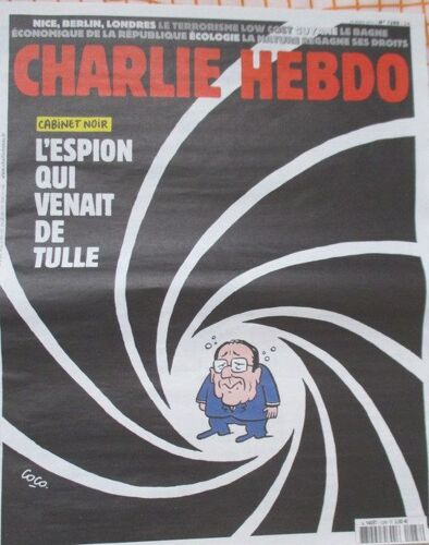 Charlie Hebdo 1288  Cabinet Noir  Lespion Qui Venait De Tulle P1