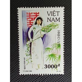 Timbre Vietnam Y T 1523 Costumes De Femmes Vietnamiennes 1995 ( 130909 )