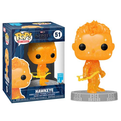 Figurine Funko Pop! - N°51 - Infinity Saga - Hawkeye (Or)