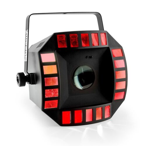 BeamZ Cub4 II LED Jeu de lumière 64x LED 2en1 Quad derby effet moonflower