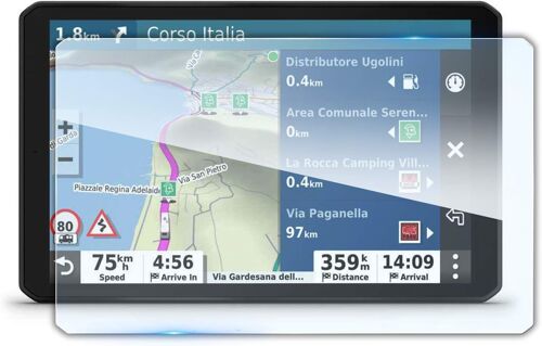 Kal-Compatible Avec Garmin Camper 890 Film De Protection D'écran En Verre Blindé Pour Gps
