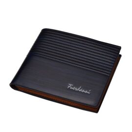 Portefeuille de luxe - Cuir PU - Noir